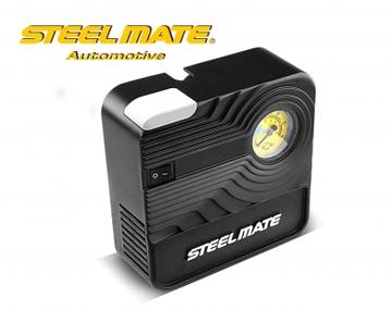 Steelmate Automotive 12V DC Automotive Portable Air Compressor Pump Tire Inflator for Car Bicycle Ball Inflatables