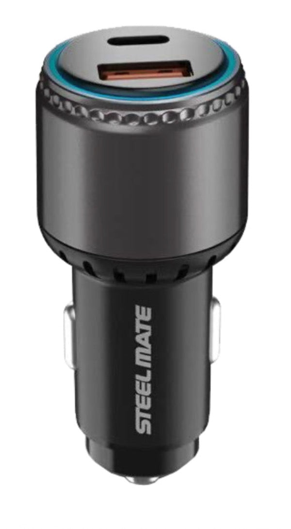 Steelmate Automotive UC63M 63 Watt USB Super Fast Car Charger Type