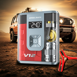 Steelmate 2 in 1 Tyre Inflator and Jump Starter - V12