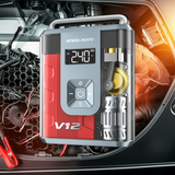 Steelmate 2 in 1 Tyre Inflator and Jump Starter - V12