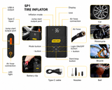 Steelmate 2 in 1 Tyre Inflator and Jump Starter - SP1 steelmate automotive 4