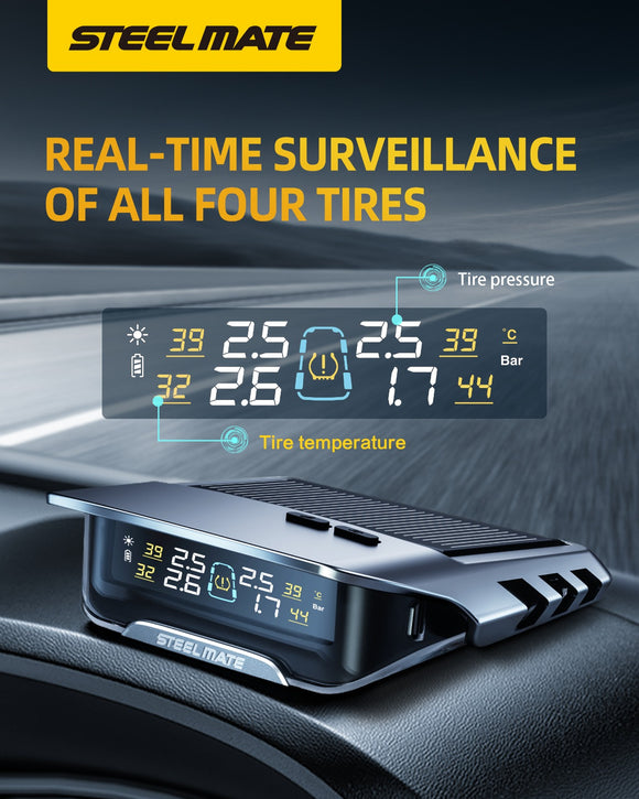 Steelmate TP-S15i Solar Powered TPMS Internal Sensor